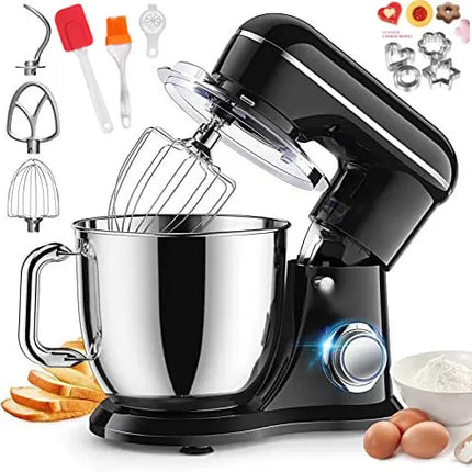 High-Power 1000 Watt Stand Mixer with 5L Mixing Bowl, Lift Head Design & Stable Grip Base