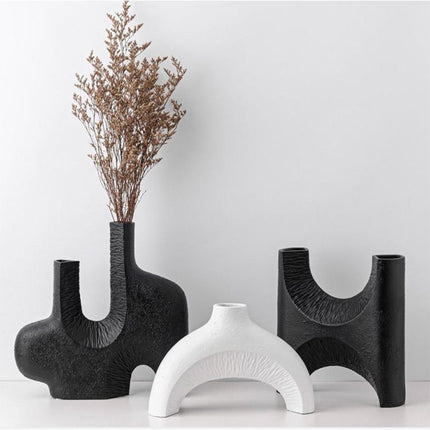 Modern Minimalist H Shape Decorative Accent for Table Shelf and Contemporary Interior Styling