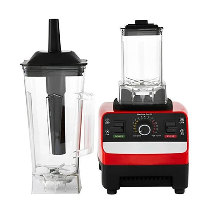 Countertop Blender 2200W High Power 2L Knob Control Black Red