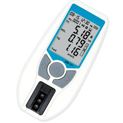 Compact Blood Analyzer for Cholesterol, Triglycerides & Renal Function Testing Portable