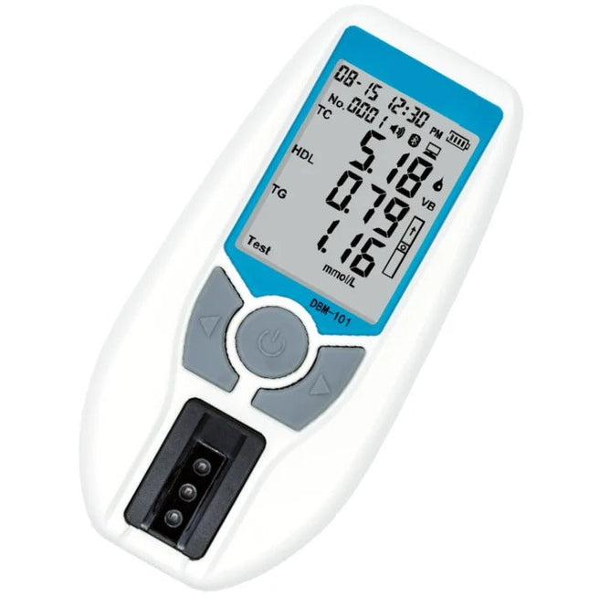 Compact Blood Analyzer for Cholesterol, Triglycerides & Renal Function Testing Portable