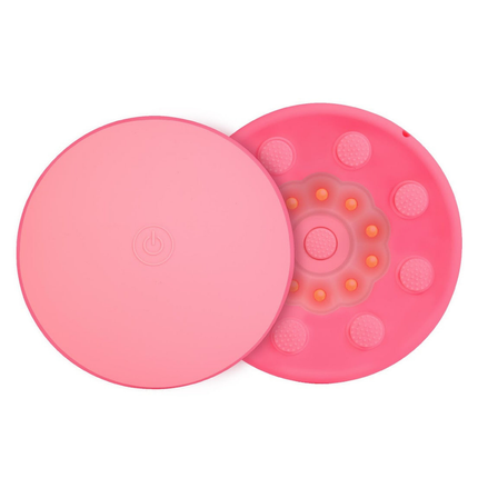 Rechargeable Cordless Pink Breast Massager – Adjustable Comfort Vibrations