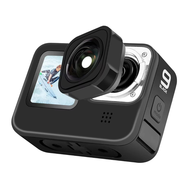 Action Camera Max Lens Mod Compatible with Hero Series 9 to 13 Enhanced Stabilization