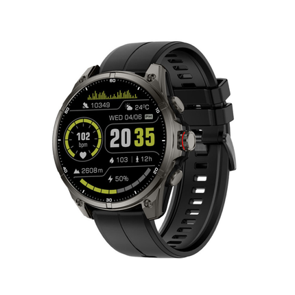 Smartwatch Portable 1.43” Display, 128MB Storage, 660mAh Battery, Water-Resistant