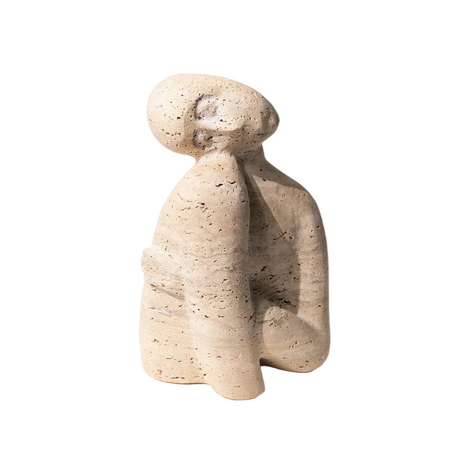 Contemporary Artistic Resin Sculpture – Elegant Decorative Accent for Home & Office