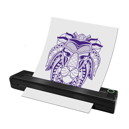 Professional Thermal Tattoo Stencil Maker – Portable 203 DPI Precision Printer