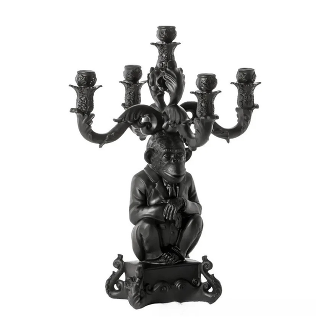 Classic Five-Candle Resin Holder – Timeless Decorative Accent for Home Interiors