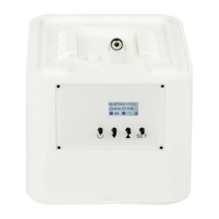 Compact Ultrasonic Essential Oil Diffuser 200ml – App Control via Bluetooth & WiFi, White