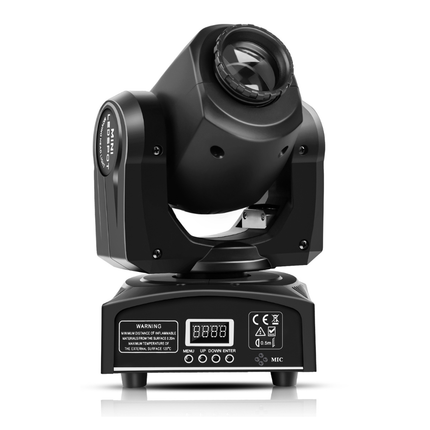 30W RGBW Moving Head Stage Light with Gobo Patterns and DMX Control