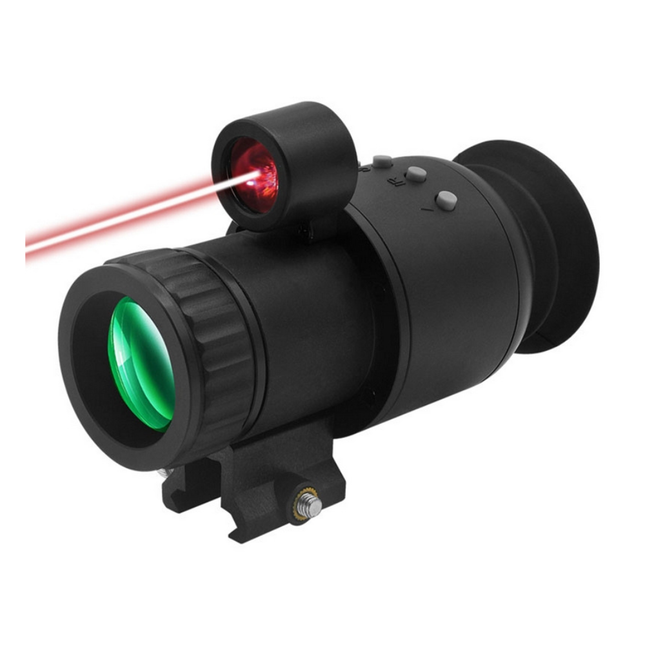 Waterproof Digital Night Vision Monocular 1080P IR Mode 1-10X Zoom
