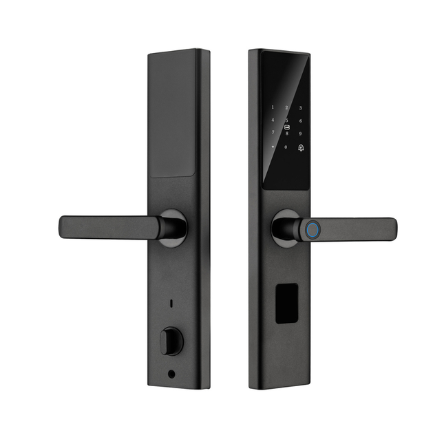 Fingerprint Smart Door Lock with App, Key, Card Access, Doorbell & Anti-Pry Alarm