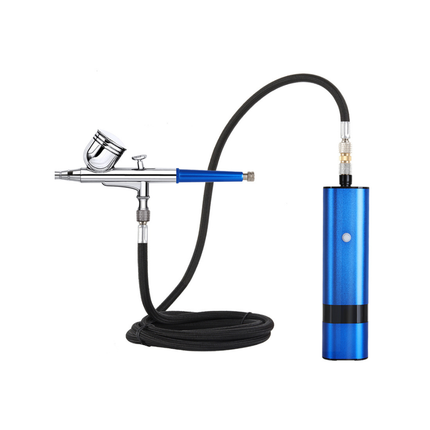 Cordless Portable 32 PSI Airbrush Kit for Makeup Nail Art Tattoo and Cake Decorating