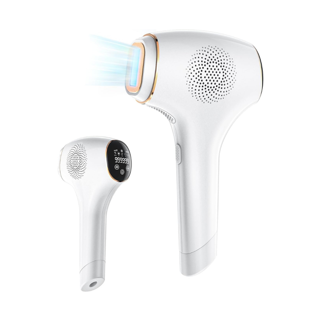 Plug-In IPL Hair Removal Device with Quartz Lamp & Auto Flash Mode