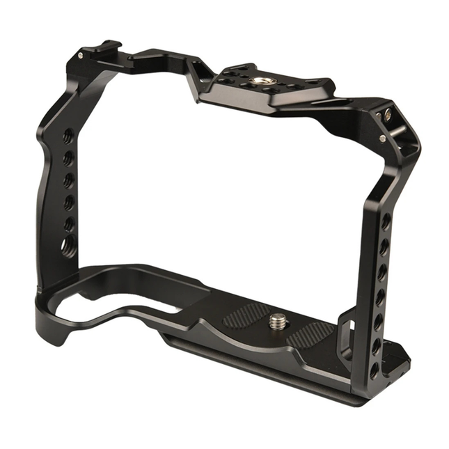Portable Aluminum Alloy Camera Cage – Lightweight, Durable, Easy Assembly with Wrench