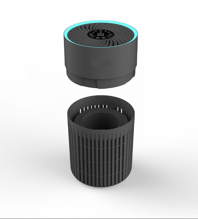Portable Pet & Home Air Purifier with UV Sterilization, Activated Carbon Filter & Hair Removal