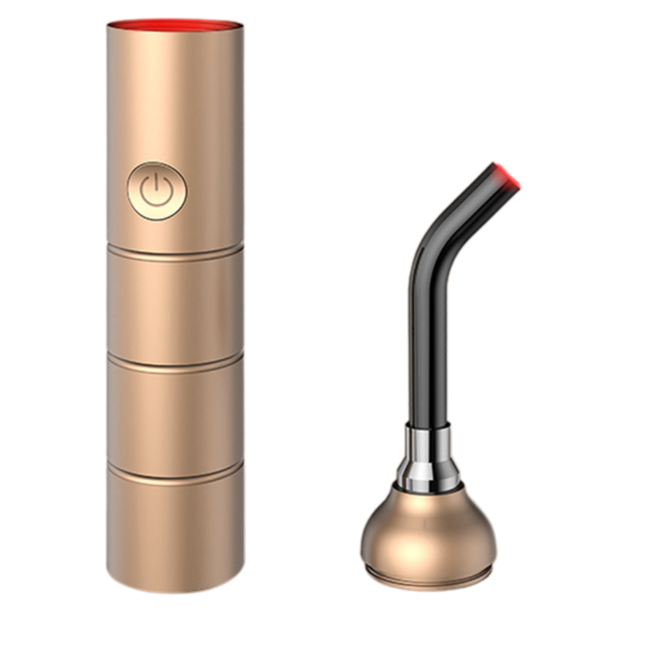 Portable 660nm Red Light Relaxation Device Rechargeable Near Infrared Wand for Body and Face