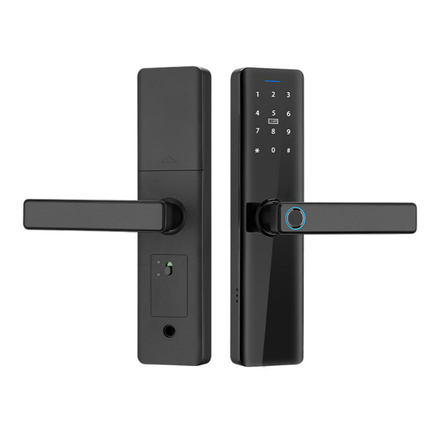 Smart Digital Split Lever Door Lock Multi Access Fingerprint Password Card App Entry for Home Office