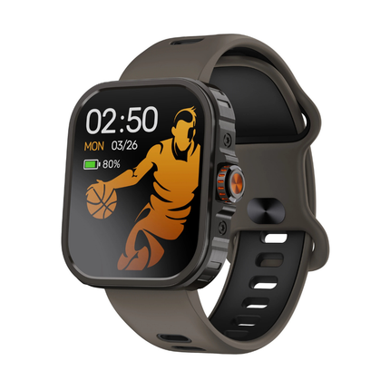 Rechargeable Smart Watch for Fitness Tracking with 1.85-inch Touch Screen