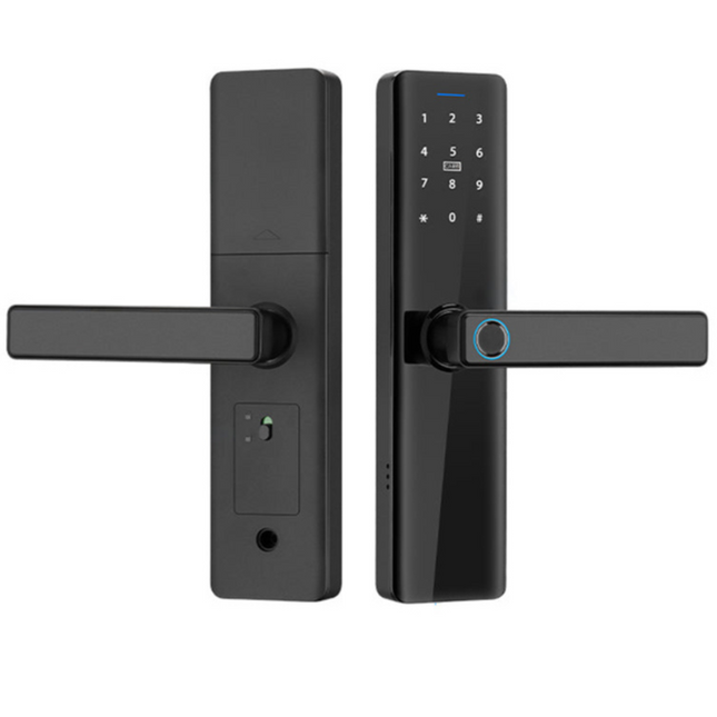 Smart Split Lever Door Lock – Multi-Access Keyless Entry for Homes & Offices