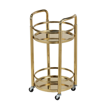 Modern 3-Layer Stainless Steel Buffet Server & Dining Cart with 10L Capacity