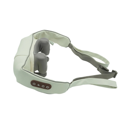 Ergonomic USB Neck & Shoulder Massager with Multi-Head Massage and Heat Relaxation