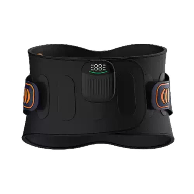 Portable Rechargeable Waist Massage Belt with EMS and Multi-Mode Control