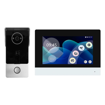 Smart Video Door Phone System – 1080P Camera, Monitor, Unlock, Alarm & Playback
