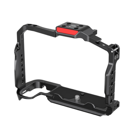 Lightweight Aluminum Camera Cage with Multiple Accessory Mounts for DSLR & Mirrorless Cameras