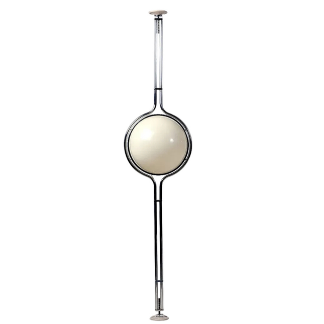 Luxury LED Floor Lamp – Chrome Finish, 2500–2800mm Adjustable Height, Modern Home Décor Accent