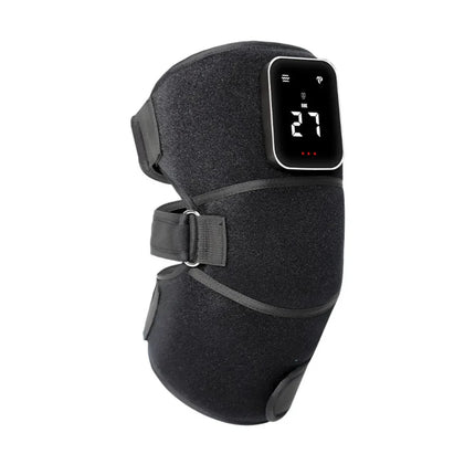 Wireless Heated Knee Support Wrap with Red LED Therapy & Multi-Vibration Settings
