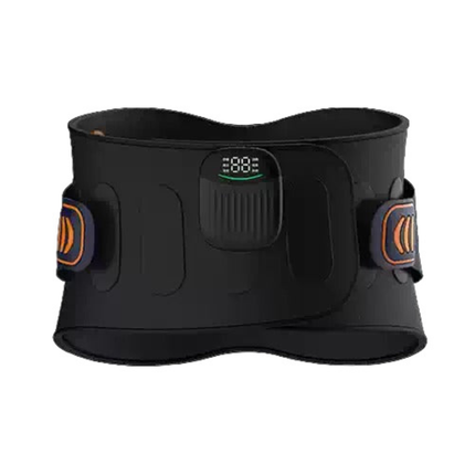 Graphene Heated Back Support Lumbar Belt with EMS and Hand Massage