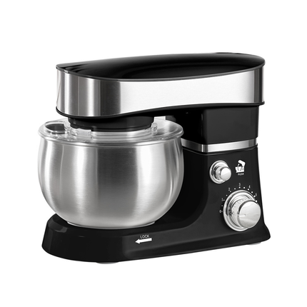 Compact 6-Speed Electric Stand Mixer with 3L Bowl, Planetary Mixing and Anti-Slip Base