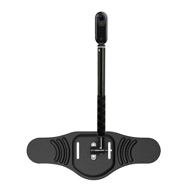 Hands-Free Panoramic Action Camera Mount with Wearable Pole System