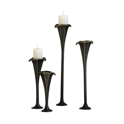 Elegant Nordic Metal Candle Stand for Table Centerpieces and Contemporary Interiors