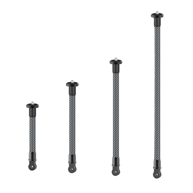 Ultra-Durable Carbon Fiber Selfie Stick with Universal Action Camera Mount
