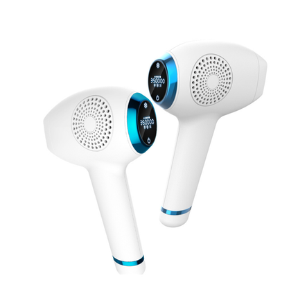 Cordless IPL Hair Removal Device with Adjustable Flash Levels and Dual Cooling System