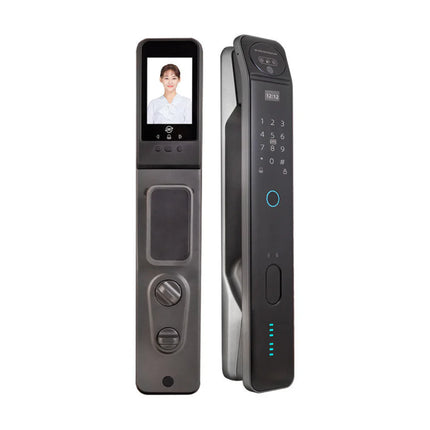Advanced Smart Door Lock System with Face Recognition, Fingerprint Scanner, App Control & Security Alarm