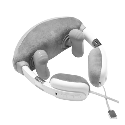 Cordless Electric Neck Shoulder Back Massage Pillow with Heat Function 2 Hour Battery