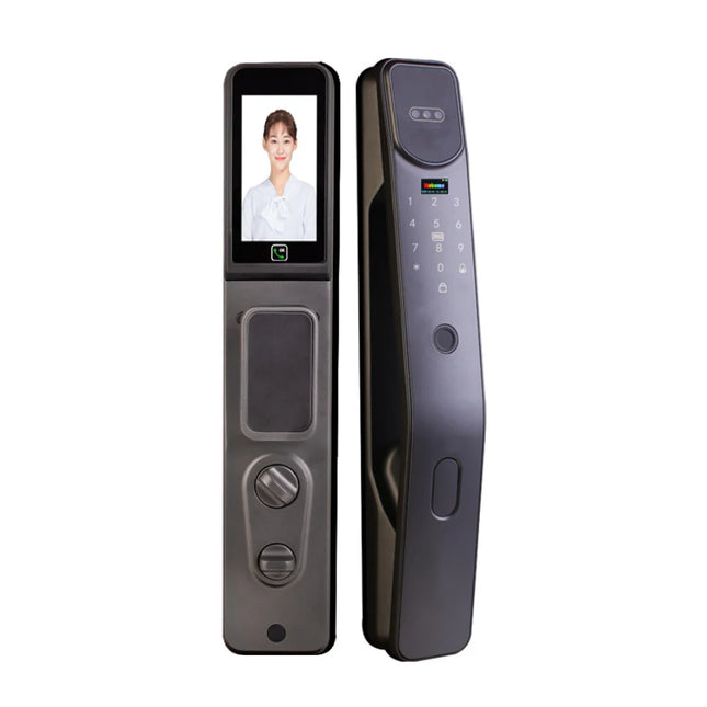 AI Smart Lock with Face ID, Fingerprint Entry & Built-In Security Alarm