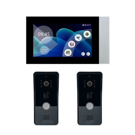 Wired Video Door Phone System with Night Vision & IC Card Unlock