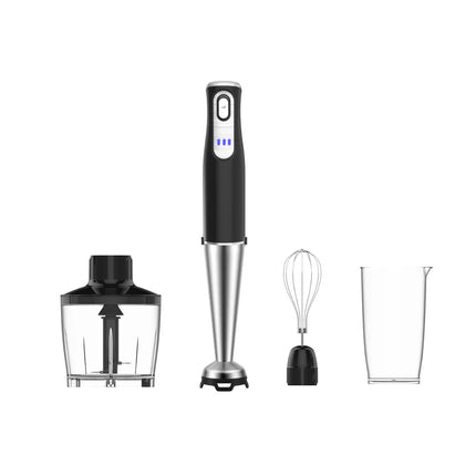 Cordless Multi-Function Immersion Blender Set with Rechargeable Battery and Smart Speed Control