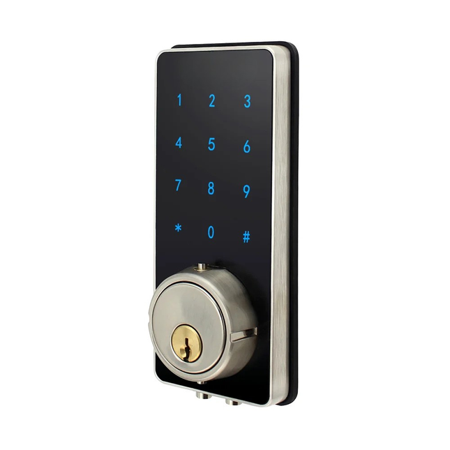 Electronic Door Lock with Digital Keypad, Mifare Card Access and Adjustable Backset