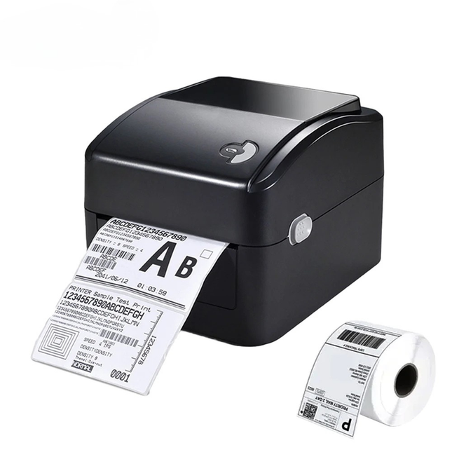 110mm Inkless Thermal Label Printer for Shipping, Barcode and Packaging Labels