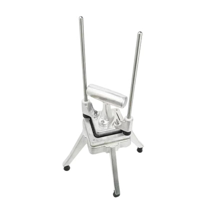 Heavy-Duty Hand-Operated Stainless Steel Veg Slicer for Professional Kitchens
