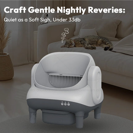 Smart Self-Cleaning Cat Litter System with Mobile App & Detachable Build