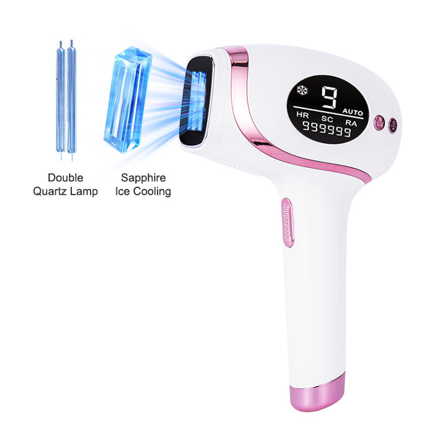 Corded IPL Hair Removal Machine with Freezing Function & Dual Lamps