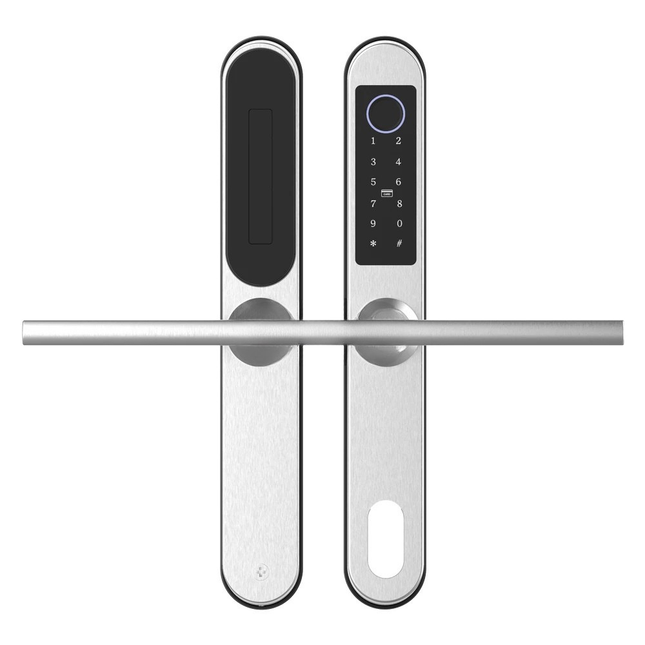 Smart WiFi BLE Digital Door Lock with Fingerprint, PIN, Card and Key Entry