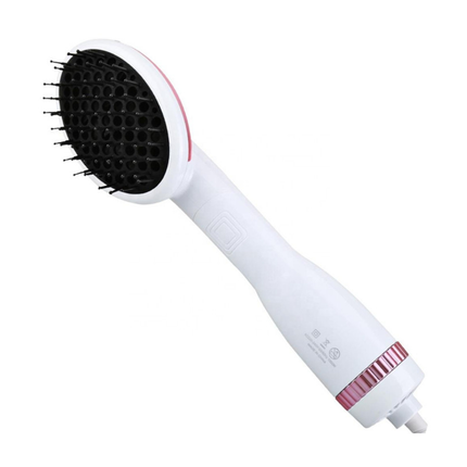 3-in-1 Hot Air Hair Dryer & Straightening Brush with Negative Ion Technology, 3 Speed Settings