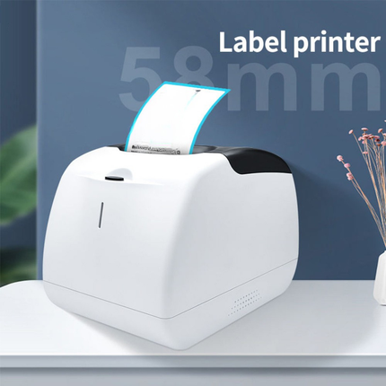 58mm Mini Direct Thermal Receipt & Label Printer with ESC/POS Compatibility and Rapid Printing Performance