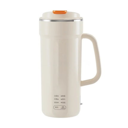 Portable Heated Blender Cup 1500ml Soy Milk Maker with Stainless Steel Container